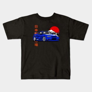 Nissan Skyline GT-R R34 JDM Legend Kids T-Shirt